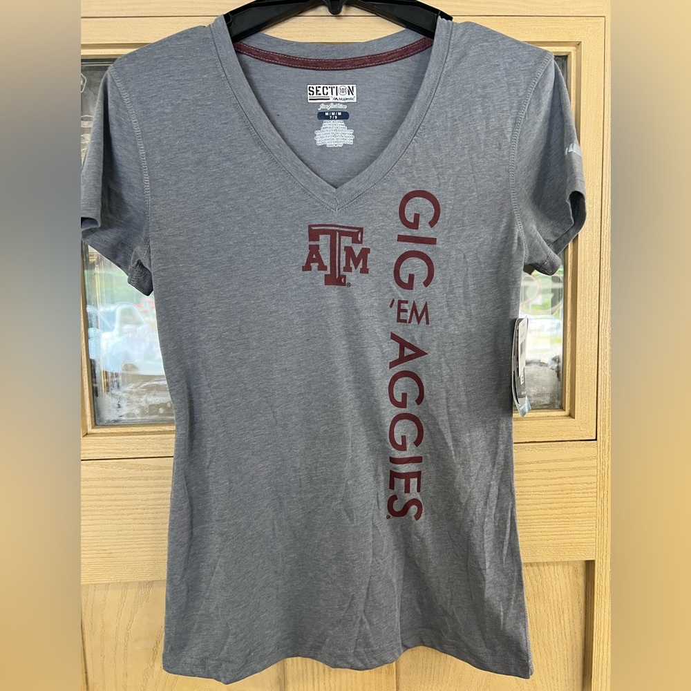 Women’s Texas A&M v neck